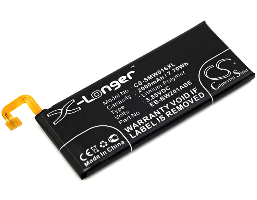 3.85V, 2000mAh, Li-Polymer Battery fits Samsung, Golden 3, W2016, 7.7Wh