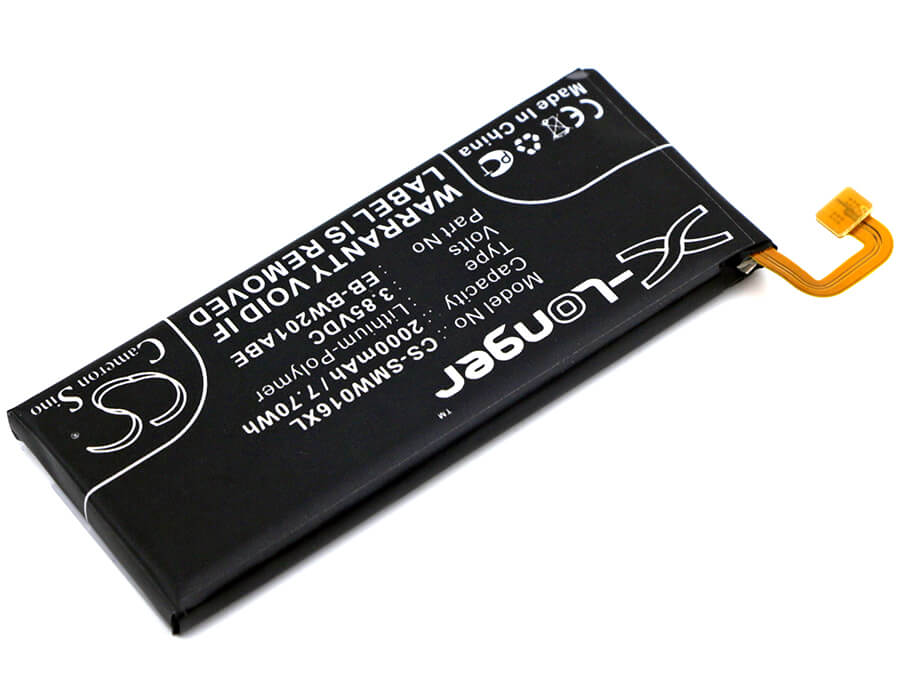 3.85V, 2000mAh, Li-Polymer Battery fits Samsung, Golden 3, W2016, 7.7Wh