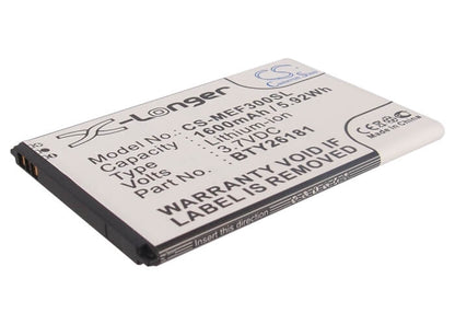 3.7V, 1600mAh, Li-ion Battery fits Mobistel, Cynus F3, Mt-7511, 5.92Wh
