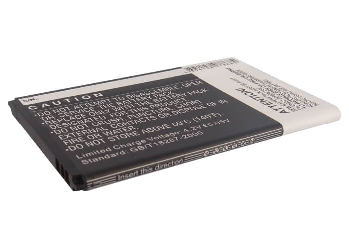 3.7V, 1600mAh, Li-ion Battery fits Mobistel, Cynus F3, Mt-7511, 5.92Wh