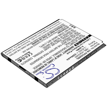 3.8V, 2200mAh, Li-ion Battery fits Neffos, C5a, C5a Dual Sim, 8.36Wh