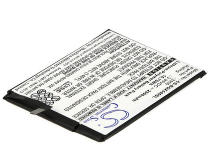 3.85V, 2800mAh, Li-Polymer Battery fits Bq, Aquaris X5, Aquaris X5 Cyanogen Edition, 10.78Wh