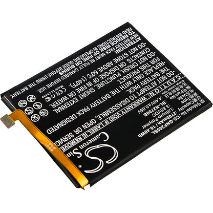 3.85V, 2700mAh, Li-Polymer Battery fits Gionee, F205, F205l, 10.395Wh
