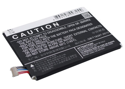 3.8V, 2500mAh, Li-Polymer Battery fits Telstra, T84, Tough Max, 9.5Wh