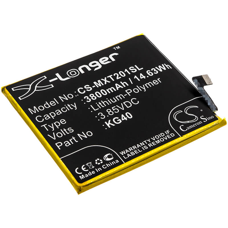 3.85V, 3800mAh, Li-Polymer Battery fits Motorola, G8 Play, Moto G Fast, 14.63Wh