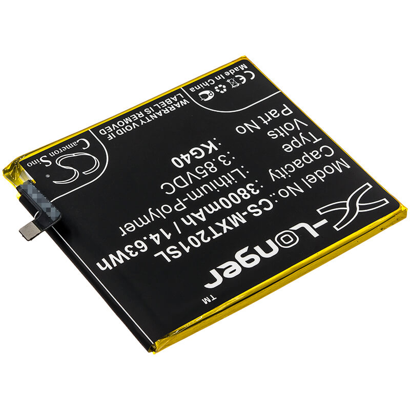 3.85V, 3800mAh, Li-Polymer Battery fits Motorola, G8 Play, Moto G Fast, 14.63Wh