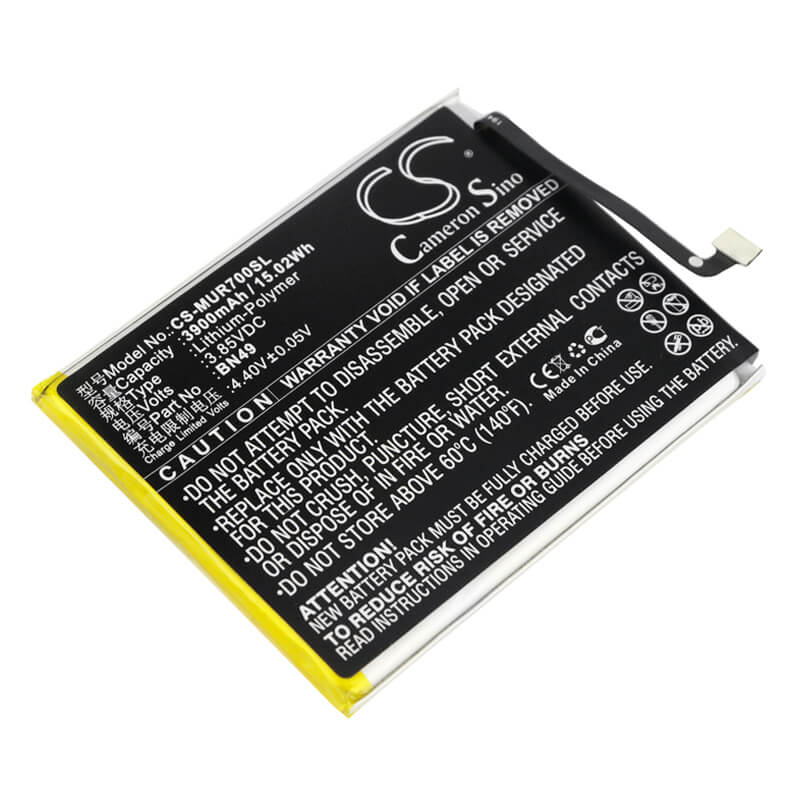 3.85V, 3900mAh, Li-Polymer Battery fits Redmi, 7a, 7a Dual Sim, 15.015Wh