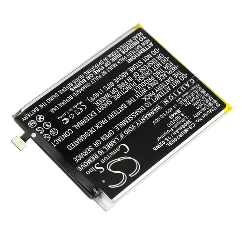 3.85V, 3900mAh, Li-Polymer Battery fits Xiaomi, M1903c3ec, M1903c3ee, 15.015Wh