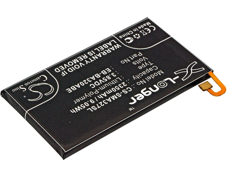 3.85V, 2350mAh, Li-Polymer Battery fits Samsung, Galaxy A3 2017, Galaxy A3 2017 4g, 9.0475Wh