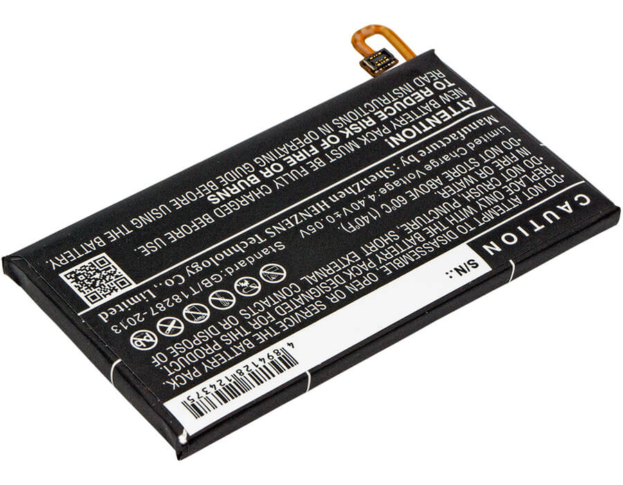 3.85V, 2350mAh, Li-Polymer Battery fits Samsung, Galaxy A3 2017, Galaxy A3 2017 4g, 9.0475Wh