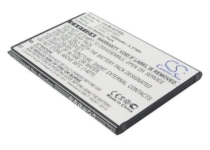 3.7V, 1450mAh, Li-ion Battery fits Blu, A270, A270a, 5.365Wh