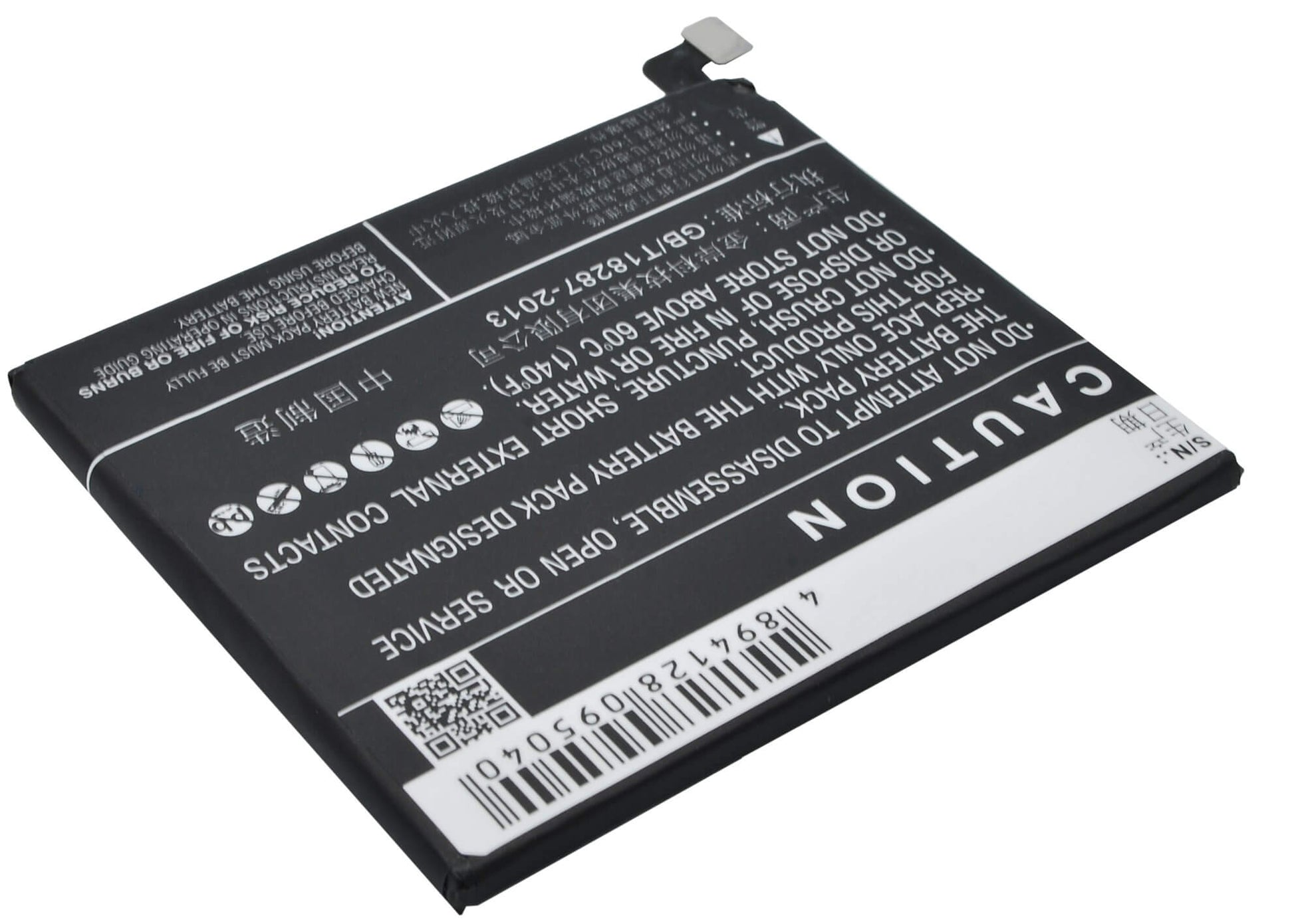 3.8V, 3000mAh, Li-Polymer Battery fits Oppo, N3, N3 Dual Sim, 11.4Wh