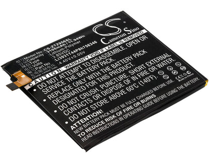 3.85V, 3100mAh, Li-Polymer Battery fits At&t, Blade Spark, Z971, 11.935Wh