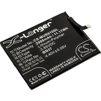 3.85V, 2900mAh, Li-Polymer Battery fits Xiaomi, Cereus, M1804c3cc, 11.165Wh