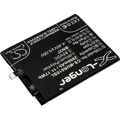 3.85V, 2900mAh, Li-Polymer Battery fits Xiaomi, Cereus, M1804c3cc, 11.165Wh