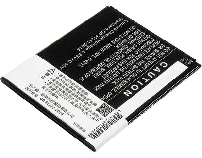 3.8V, 2200mAh, Li-ion Battery fits Zte, Blade A465, Blade A475, 8.36Wh