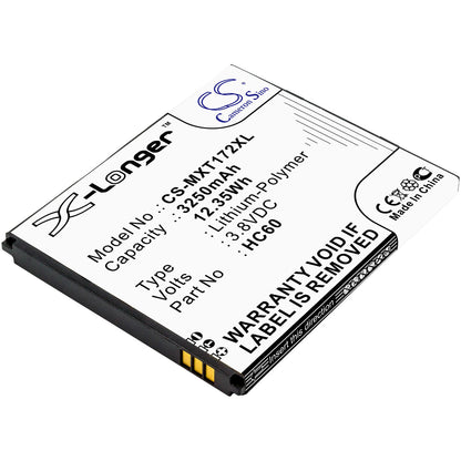 3.8V, 3250mAh, Li-Polymer Battery fits Motorola, Moto C Plus, Moto C Plus Dual Sim, 12.35Wh