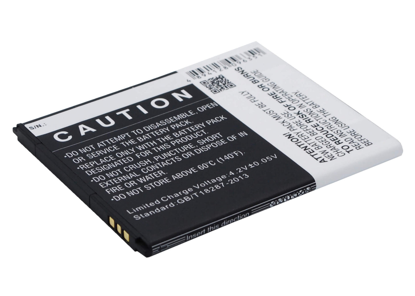 3.7V, 2000mAh, Li-ion Battery fits Prestigio, Multiphone 5501 Duo, Pap5501, 7.4Wh