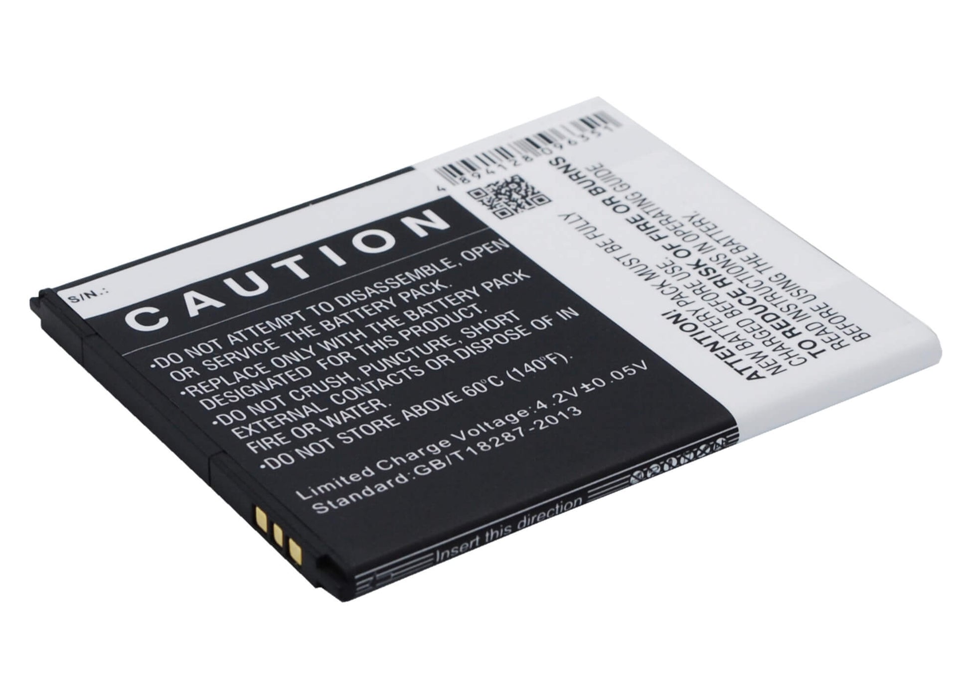 3.7V, 2000mAh, Li-ion Battery fits Prestigio, Multiphone 5501 Duo, Pap5501, 7.4Wh