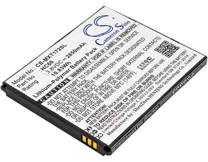 3.8V, 2850mAh, Li-Polymer Battery fits Motorola, Moto C Plus, Moto C Plus Dual Sim, 10.83Wh