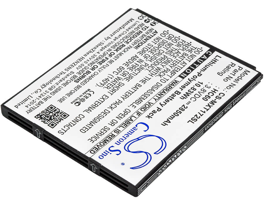 3.8V, 2850mAh, Li-Polymer Battery fits Motorola, Moto C Plus, Moto C Plus Dual Sim, 10.83Wh