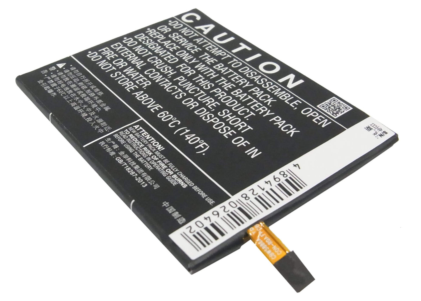 3.8V, 2000mAh, Li-Polymer Battery fits Gionee, E5, Elife E5, 7.6Wh