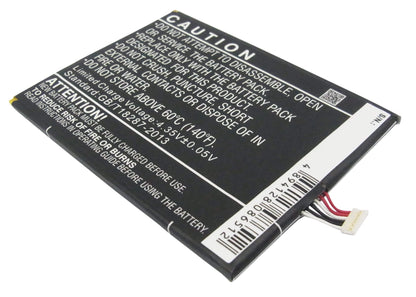3.8V, 2000mAh, Li-Polymer Battery fits Tcl, S950, S950t, 7.6Wh