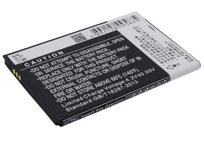 3.7V, 1600mAh, Li-ion Battery fits Coolpad, 8020, 5.92Wh
