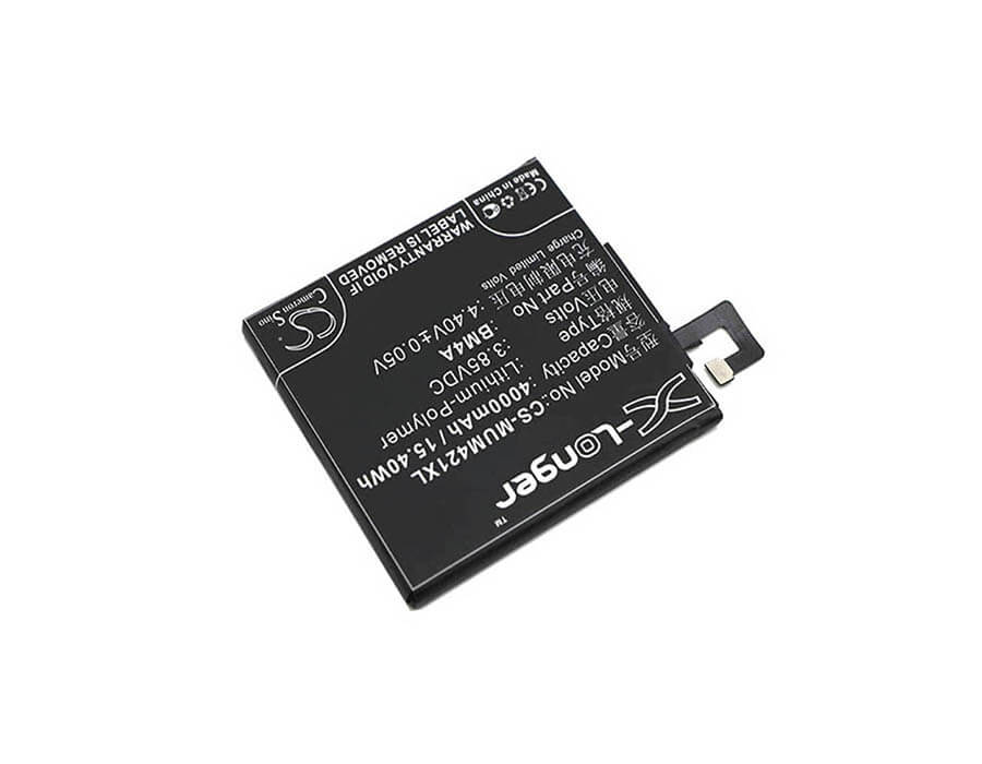 3.85V, 4000mAh, Li-Polymer Battery fits Xiaomi, 2016020, 2016021, 15.4Wh