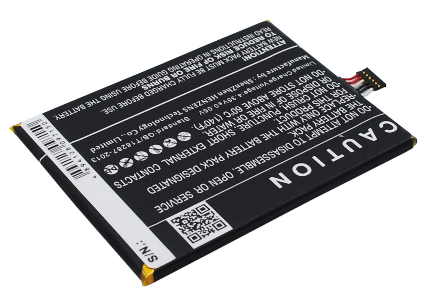 3.8V, 2150mAh, Li-Polymer Battery fits Alcatel, One Touch Idol 2s, Ot-6050, 8.17Wh