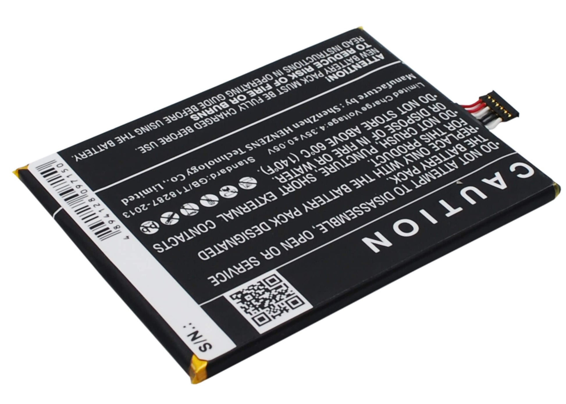3.8V, 2150mAh, Li-Polymer Battery fits Alcatel, One Touch Idol 2s, Ot-6050, 8.17Wh