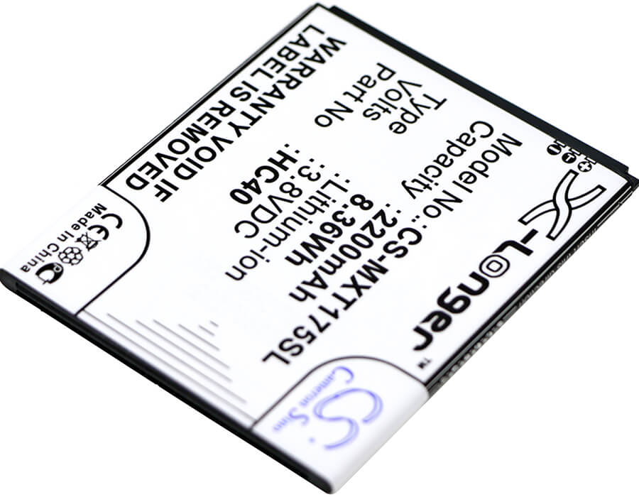 3.8V, 2200mAh, Li-ion Battery fits Motorola, M2998, M2c63, 8.36Wh