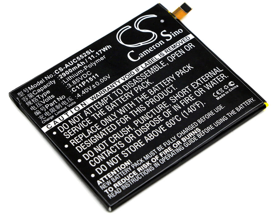 3.85V, 2900mAh, Li-Polymer Battery fits Asus, Zd552kl, Ze552kl, 11.165Wh