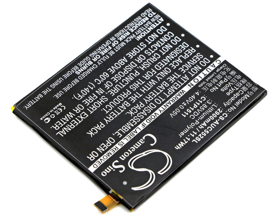 3.85V, 2900mAh, Li-Polymer Battery fits Asus, Zd552kl, Ze552kl, 11.165Wh