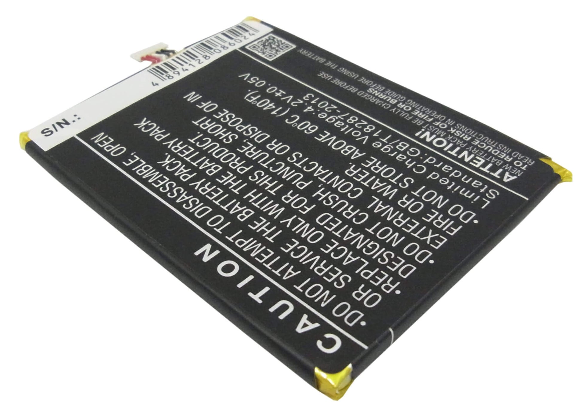 3.7V, 1800mAh, Li-Polymer Battery fits Alcatel, One Touch Idol Ultra, Ot-6033, 6.66Wh