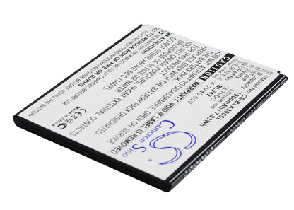 3.7V, 1900mAh, Li-ion Battery fits Lenovo, A6000, A6000 Dual Sim, 7.03Wh