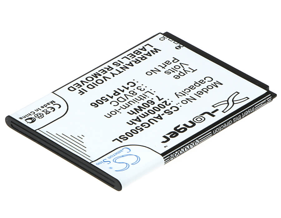 3.8V, 2000mAh, Li-ion Battery fits Asus, G500tg, Live Dual Sim, 7.6Wh
