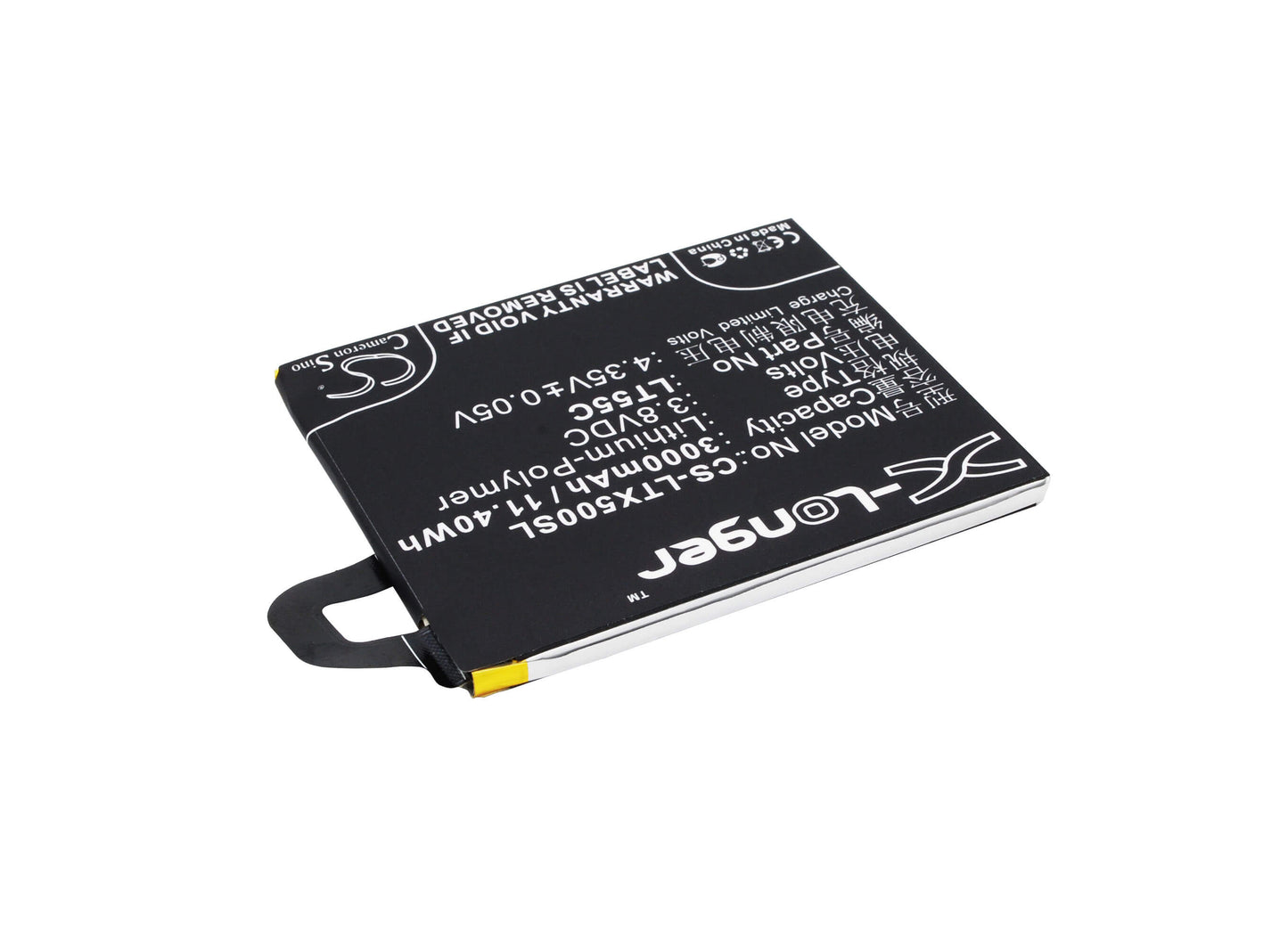 3.8V, 3000mAh, Li-Polymer Battery fits Letv, 1s, Le 1s, 11.4Wh