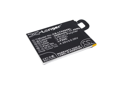 3.8V, 3000mAh, Li-Polymer Battery fits Leeco, Le1s, X500, 11.4Wh