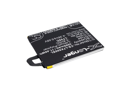 3.8V, 3000mAh, Li-Polymer Battery fits Leeco, Le1s, X500, 11.4Wh