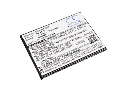 3.7V, 1800mAh, Li-ion Battery fits Fly, Iq-4410, 6.66Wh