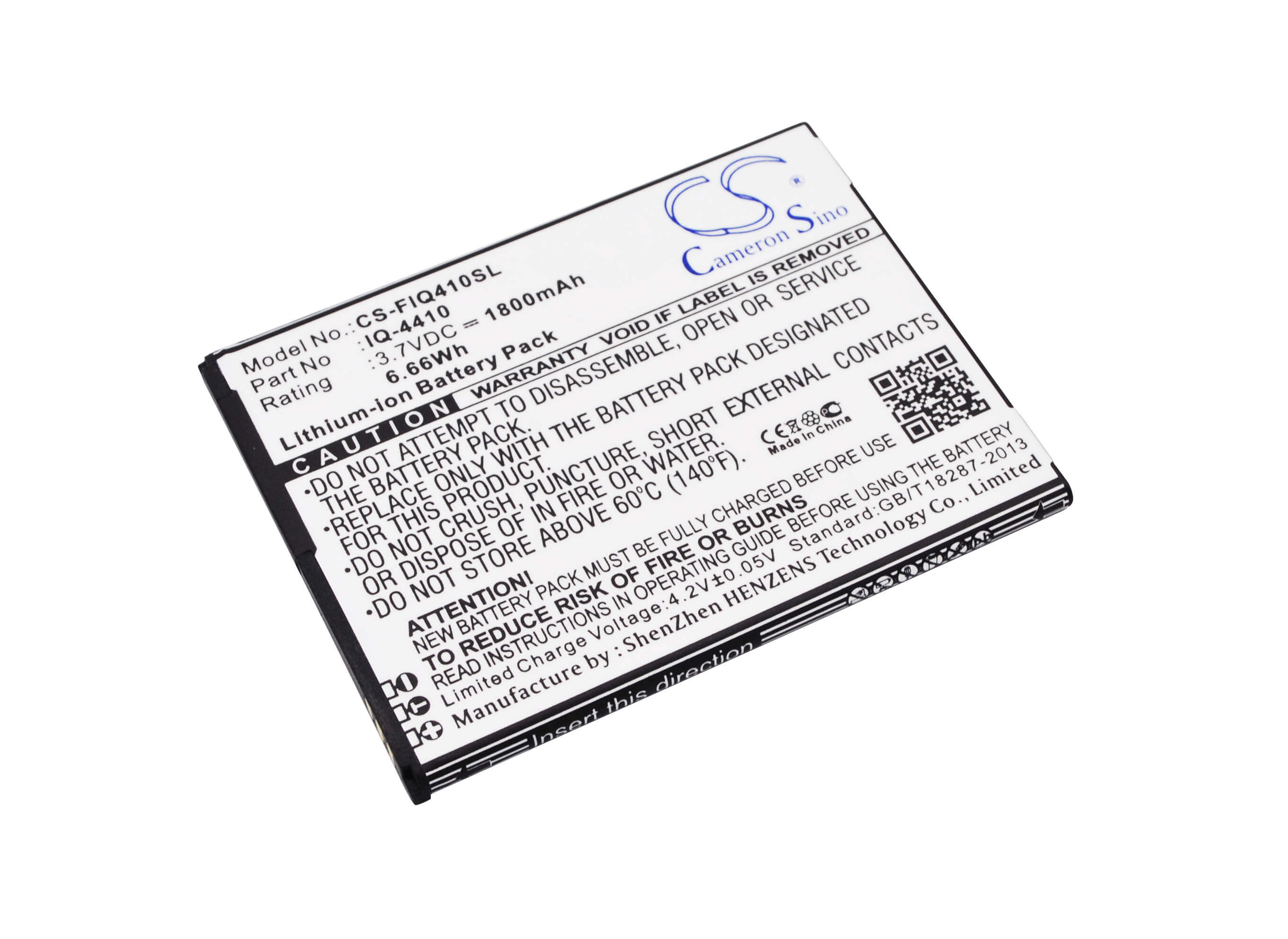 3.7V, 1800mAh, Li-ion Battery fits Myphone, S-line, 6.66Wh