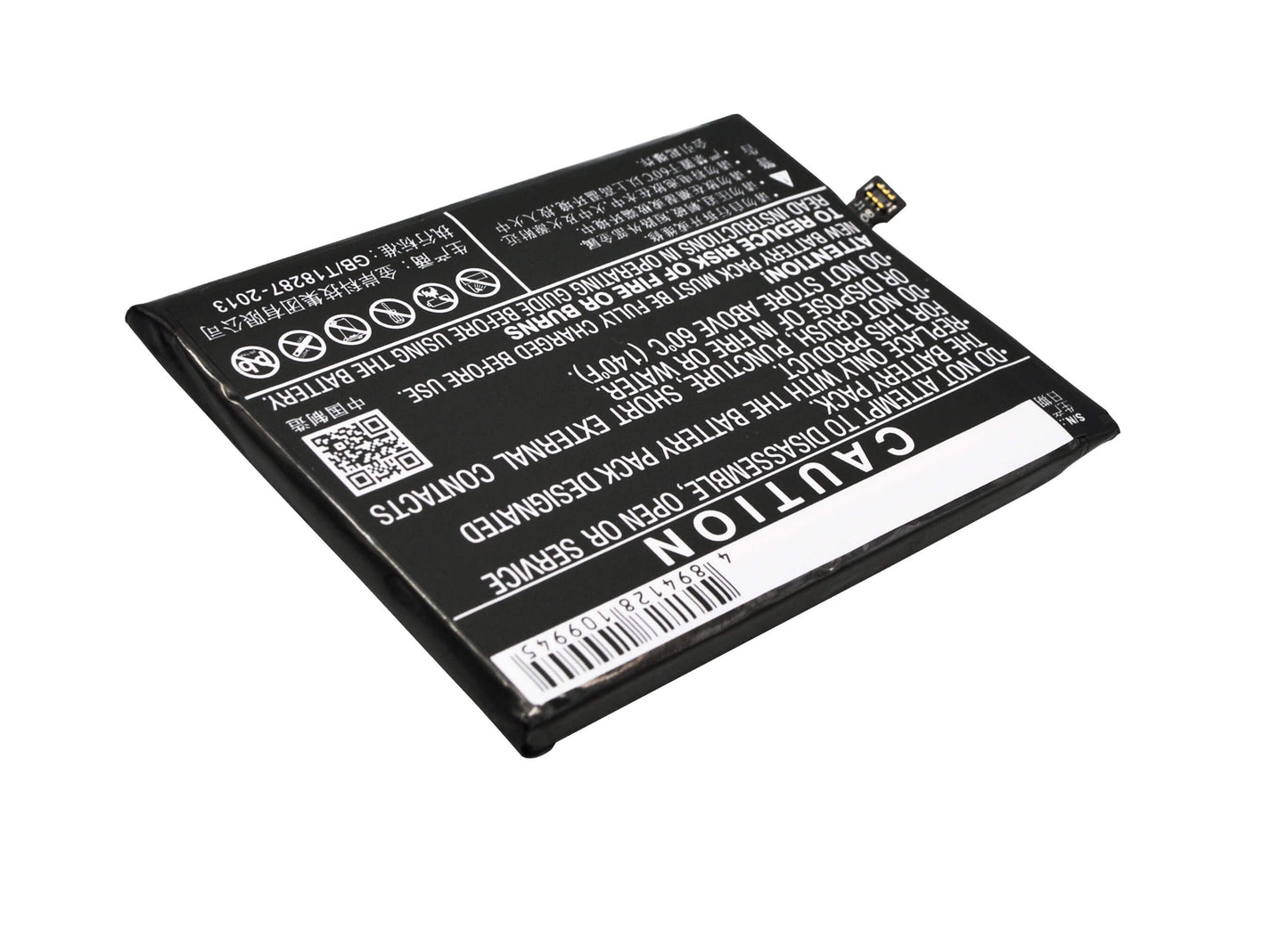 3.8V, 2900mAh, Li-Polymer Battery fits Tcl, 3s, M3g, 11.02Wh