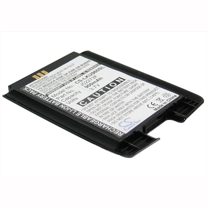 3.7V, 850mAh, Li-ion Battery fits Lg, Ku960, 3.145Wh