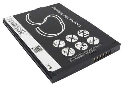 3.7V, 2000mAh, Li-ion Battery fits O2, Xda Flint, 7.4Wh