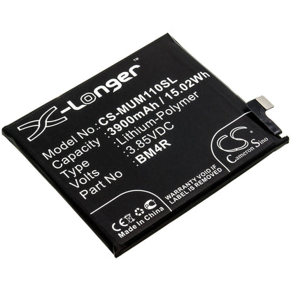 3.85V, 3900mAh, Li-Polymer Battery fits Xiaomi, M2002j9e, M2002j9g, 15.015Wh