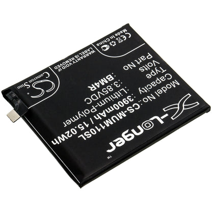 3.85V, 3900mAh, Li-Polymer Battery fits Xiaomi, M2002j9e, M2002j9g, 15.015Wh