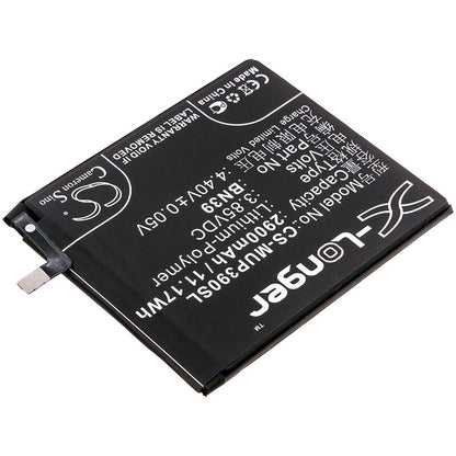 3.85V, 2900mAh, Li-Polymer Battery fits Xiaomi, M1901f9e, M1901f9t, 11.165Wh