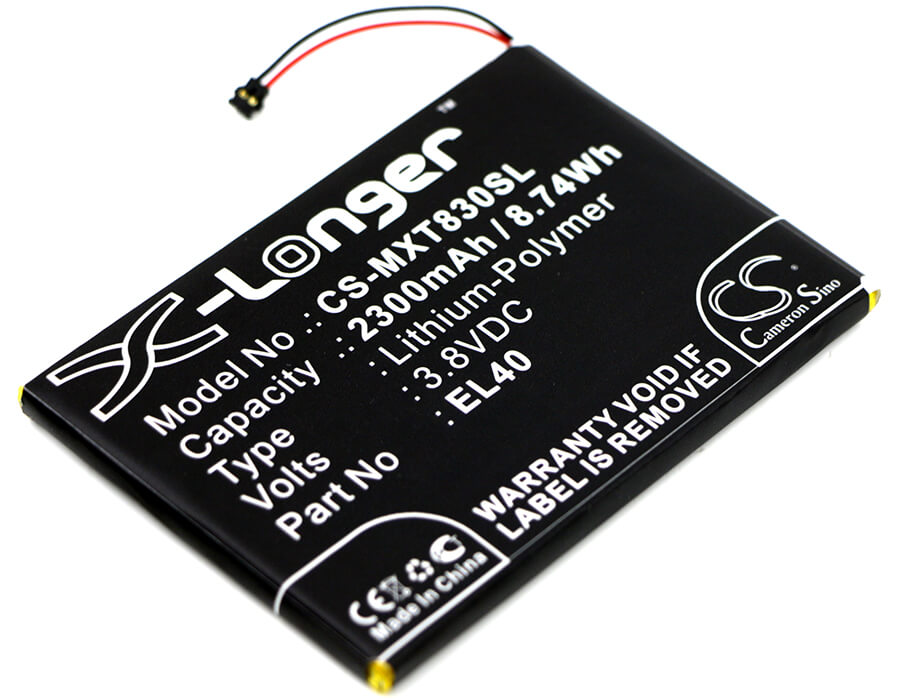 3.8V, 2300mAh, Li-Polymer Battery fits Motorola, Moto E Xt1019, Xt1019, 8.74Wh