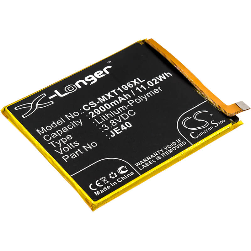 3.8V, 2900mAh, Li-Polymer Battery fits Motorola, Moto G7 Optimo, Moto G7 Optimo Td-lte, 11.02Wh